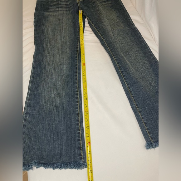Rare Armani Exchange Vintage 90’s Fringe Boot/flare cut Boyfriend Style Jeans - Picture 5 of 10